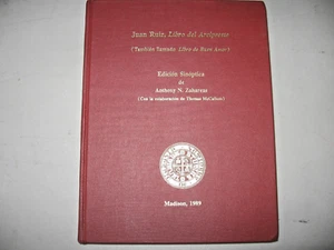 Anthony N Zahareas / Juan Ruiz Libro Del Arcipreste Tambien Ilamado Libro de - Bild 1 von 2