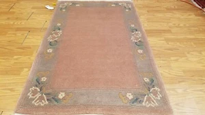 3 x 5 Indo Tibetan Hand Knotted Wool Rug - Picture 1 of 9