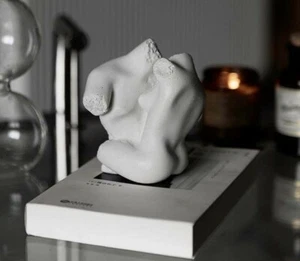 Nude Couple Lovers Body Torso Candle Soap Resin Cement Clay Silicone Mould DIY - Imagen 1 de 12