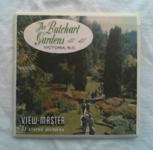 Butchart Gardens Victoria View Master confezione S5 anni 60 - Foto 1 di 1