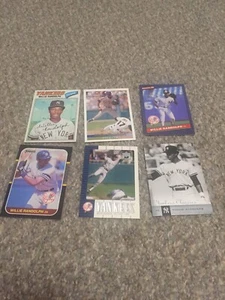 Willie Randolph 6 Card Lot MLB NY Yankees Mets Dodgers Monument Park Co-Captain - Picture 1 of 1