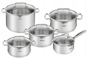 TEFAL DUETTO INDUKTION 10 Stück Töpfe mit Deckel NEW!!! - Bild 1 von 5