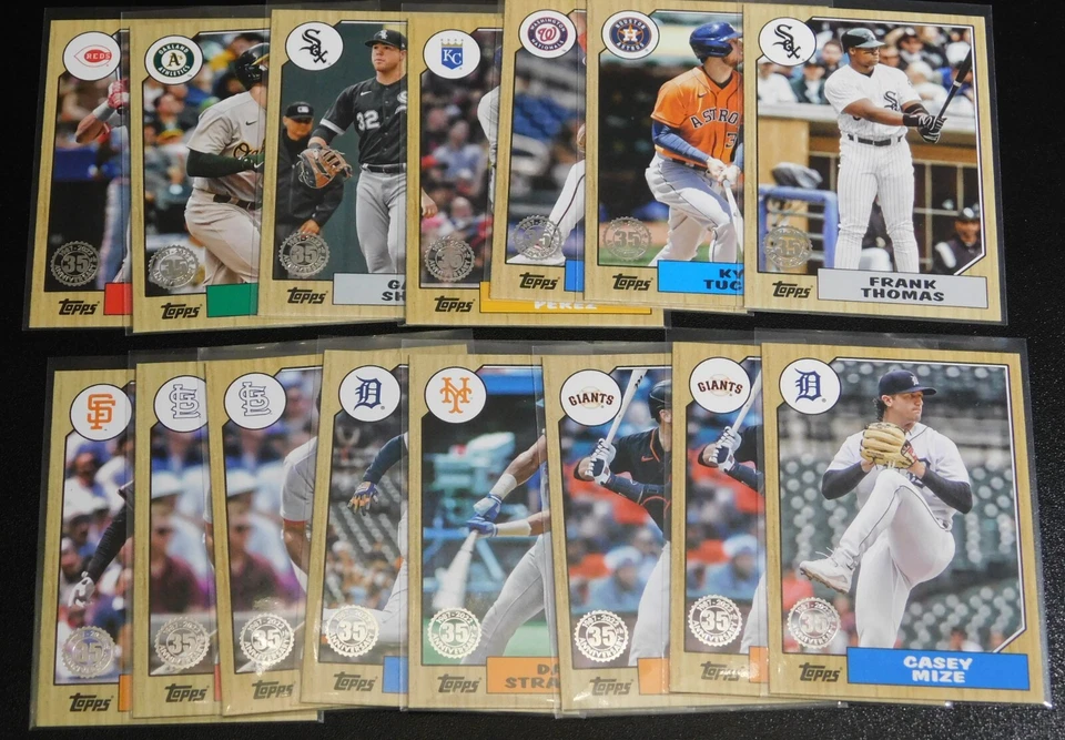 2022 Topps Series 1 1987 Topps Baseball 35th Anniversary Inserts 50% OFF 2+ - Image 1 of 1