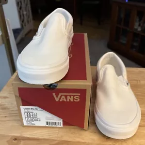 Scarpe da donna Vans Off The Wall classiche slip on vera tela bianca taglia 6 M - Foto 1 di 9