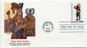 FLEETWOOD FDC 2240-43 4 Covers Wood Carved Figures AC989 - Picture 1 of 4