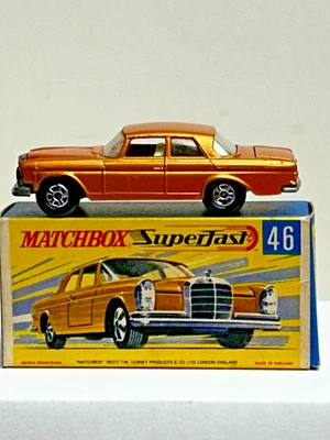 Matchbox Superfast No. 46 Mercedes 300 SE Coupe with Original Box, Nice - Image 1 of 4