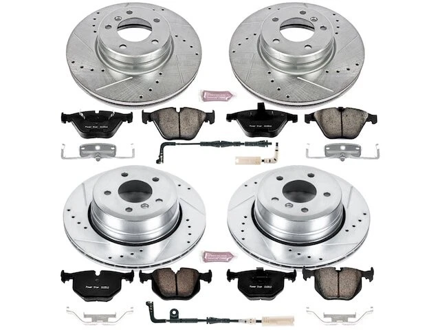 87GS76M Kit de pastillas de freno delanteras y traseras y rotor para BMW 525xi 2006-2007 Foto 1 de 1