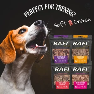 Rafi Crunch Natural Dog Chews – 4 Flavours Available | 100–200g - Picture 1 of 15