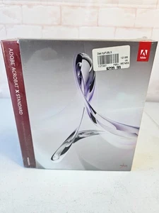 Adobe Acrobat X 10 Standard Full Version for Windows - New - Factory Sealed - Picture 1 of 2