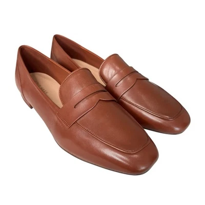 Cole Haan Womens Tarese Soft Penny Loafers Brown Leather Size 11 Classic Preppy - Image 1 of 4