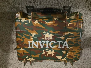Invicta Camo Eight (8) Slot Camouflage Dive Impact Watch Case Collector Box - Bild 1 von 8