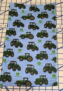 5 paños de franela de algodón John Deere para eructar bebé niño ducha regalo NUEVO - Imagen 1 de 4