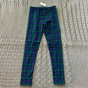 NWT Crewcuts Black-Watch Plaid Leggings ~ 10 - Picture 1 of 7