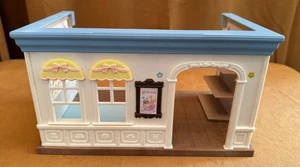 Calico Critters Toy Shop techo azul solo construcción juego época vintage - Imagen 1 de 5