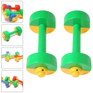 1 Paio Manubri Plastica Ergonomici Bambini Sport Fitness Bilancieri Mani - Foto 1 di 12