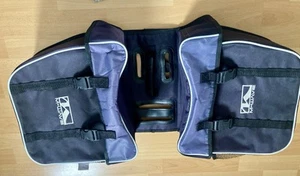 Doppel Fahrrad Gepäckträgertasche Zweifach-Tasche Hartschale Reklektorstreifen - Bild 1 von 11