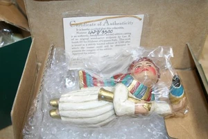 Leo Smith Folk Art Angel 1st Day of Christmas Ltd Ed #1229 of 3500 COA BNIB - Picture 1 of 7