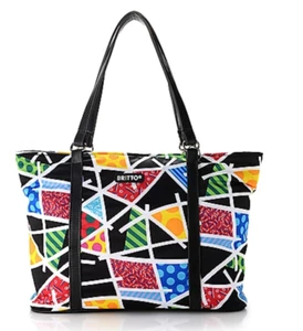 Romero Britto Nylon Tote Bag : Landscape ** NEW ** - Picture 1 of 14