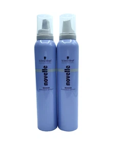 2 uds Schwarzkopf Professional Novelle Mousse fijador de espuma serie antigua 200 ml G149 - Imagen 1 de 2