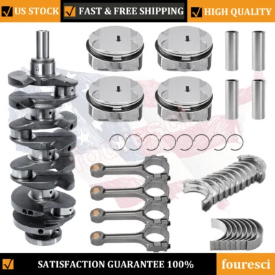 Kit de cigüeñal, varilla y pistón y cojinete para Chevrolet Equinox Captiva Sport 2,4 L Foto 1 de 4