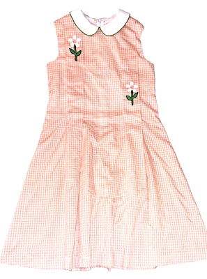 Niñas De Colección JANDI CLASSICS Naranja Blanco Margarita Vestido 10 Funtasia Too Aplique Foto 1 de 3