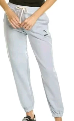 PUMA Better Sportswear Fleece Athletic Pants Women's Size XL Platinum Gray - Image 1 of 4