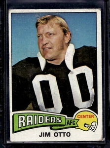 1975 Topps Jim Otto #497 - Oakland Raiders - Crease - Picture 1 of 1