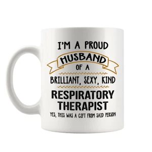 Regali per operatori sanitari - regalo terapeuta respiratorio - tazza caffè marito - Foto 1 di 5