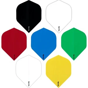 5 SETS [15] Poly Plain Dart Flights Solid Colours DSP Standard - Picture 1 of 9