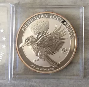 Australia 2018 1 oz. Silver Kookaburra Fabulous 15 F15 Privy Mark LOW Mintage - Picture 1 of 5
