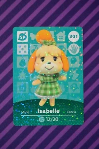 Isabelle #301 - Series 4 (NA/US) - Animal Crossing Amiibo Card - Never Scanned - Picture 1 of 2