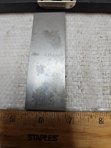 DoALL 4" RECTANGULAR GAGE BLOCK NO. 4535 - Picture 1 of 4