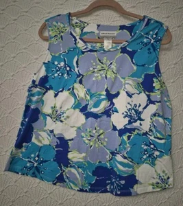 Camicetta donna senza maniche Alfred Dunner PL multicolore con disegno floreale  - Foto 1 di 6