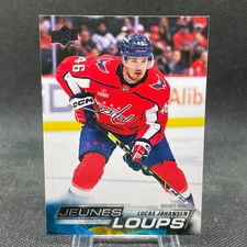 Lucas Johansen 2022-23 Upper Deck Series 2 Young Guns French Variation Capitals