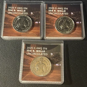 2025-PDS American Women Quarters🪙 / Ida B. Wells / Color Inserts🏞️/ AVAILABLE - Picture 1 of 4