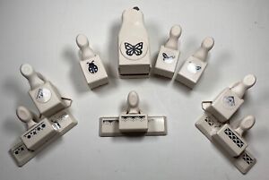 Lot of 9 Martha Stewart Paper Punches Borders / Corners / Ladybug / Butterfly
