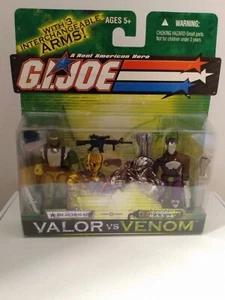 GI JOE Valor vs. Venom paquete de 2 Beachhead vs. Cobra BAT V4 2003 - Imagen 1 de 2