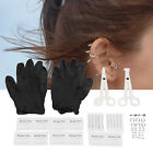 Tattoo Piercing Kit 42 Pieces Lip Nail Eyebrow Earrings Umbilical Ring Full DXS