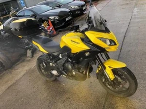 2015 15 KAWASAKI KLE 650 FFF ABS VERSYS KLE650 YELLOW ENDURO TOURER - Picture 1 of 17