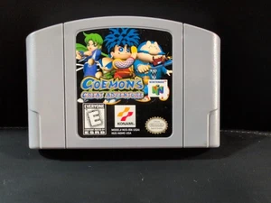 Goemon's Great Adventure (Nintendo 64) N64 Cartucho Auténtico Solo Probado Funciona - Imagen 1 de 2