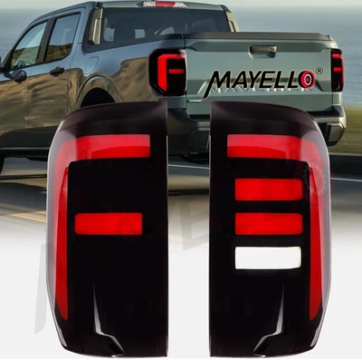 For Ford 2022 2023 2024 Maverick XL XLT Smoke LED Tail Lights Assembly Set - Image 1 of 4