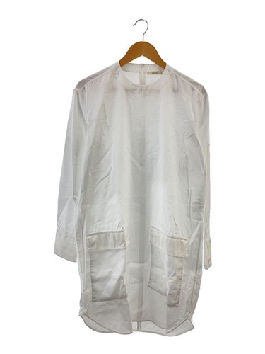 Abito CELINE altro manica lunga 34 cotone bianco tinta unita