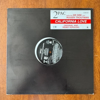2Pac - California Love (1996) 12" Single/Remix Vinyl - Promo, 12 DRX 3 DJ, VG+ - Image 1 of 3