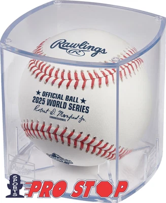 2025 Rawlings Official WORLD SERIES Baseball  DODGERS vs BLUE JAYS - CUBED - Image 1 of 3