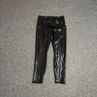 Fabletics Leggings passt Damen groß Pull On schwarz Seitentaschen - Bild 1 von 4