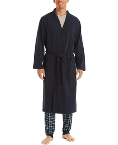 Nautica Kimono Morgenmantel Herren blau Einheitsgröße - Bild 1 von 1