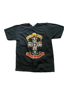 M Vintage 1990s Guns N Roses Appetite For Destruction Rock Tour T-Shirt Gildan - Picture 1 of 7