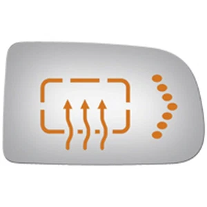 Right Side Door Mirror Glass 6 1/4 x 10 1/4 x 11 3/16 w/Heated Glass w/Signal - Bild 1 von 1