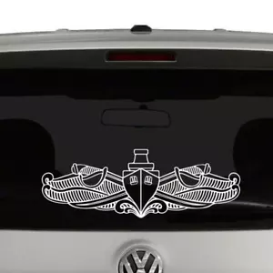 Navy Surface WarFare eingetragen Pin Abzeichen Vinyl Aufkleber Aufkleber - Bild 1 von 2