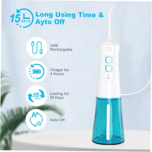 Water Dental Flosser Cordless Portable Oral Irrigator 250ML for Travel Home V0R2 - Picture 1 of 9